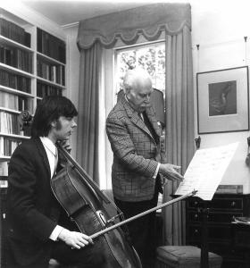 Sir Arthur Bliss and Julian Lloyd Webber