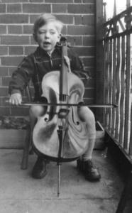 The young Julian Lloyd Webber 