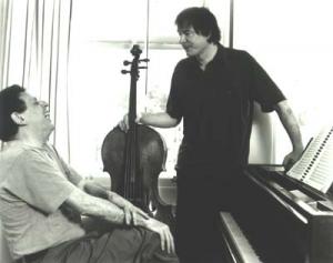 Philip Glass with Julian Lloyd Webber